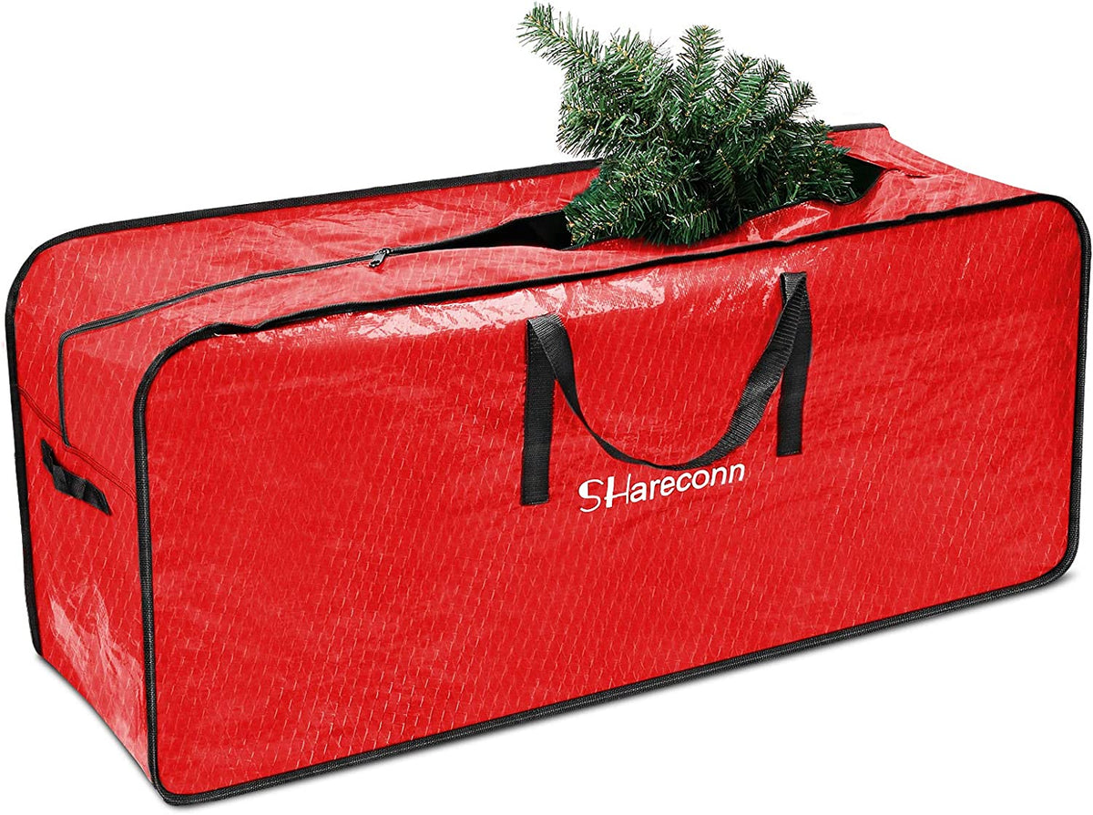 Christmas Tree Storage Bag with Reinforced Handles & Dual Zipper